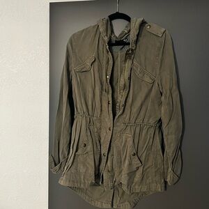 Max Jeans Khaki Utility Jacket